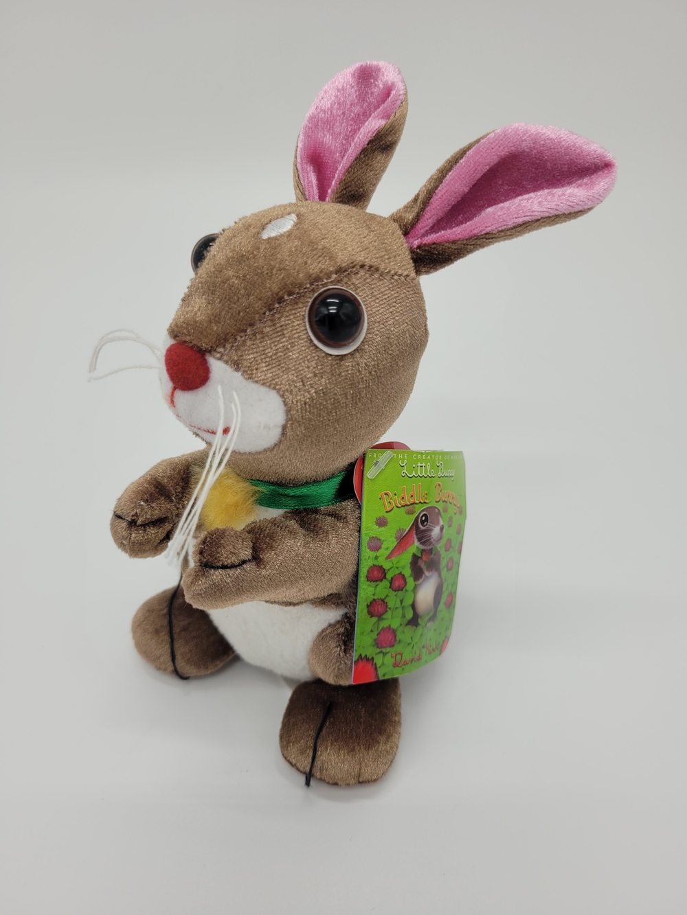 Yottoy Plush Little Biddle Bunny Rabbit Brown 2001 David Kirk